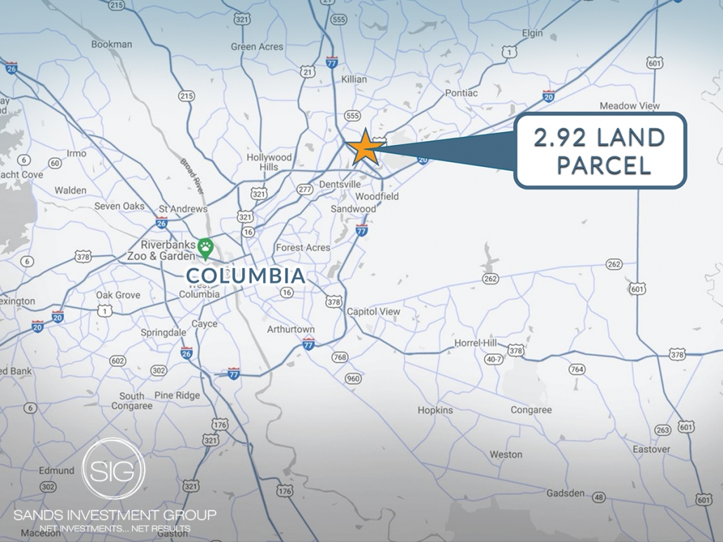 2.92 Acre Land Parcel | Columbia, SC